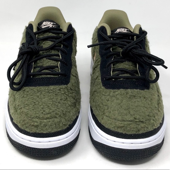KIDS Nike AIR FORCE AF1 OLIVE - Picture 6 of 8